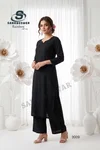 Rainbow Vol 3 By Sankheswer Vertican Plain Kurti With Bottom